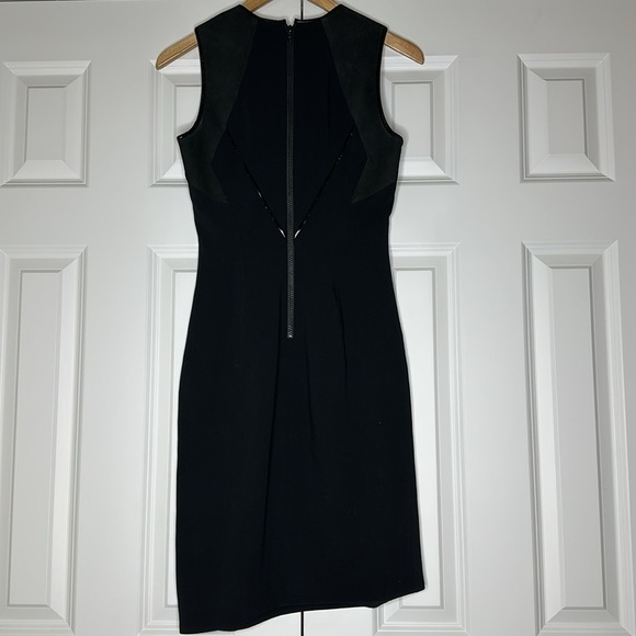 HELMUT LANG Suiting Dress with Leather Trim - Picture 10 of 11